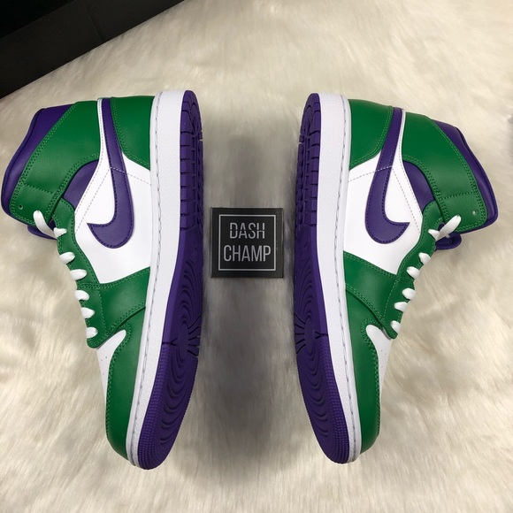Air Jordan 1 Mid Hulk Men’s Sneakers - Picture 3 of 5